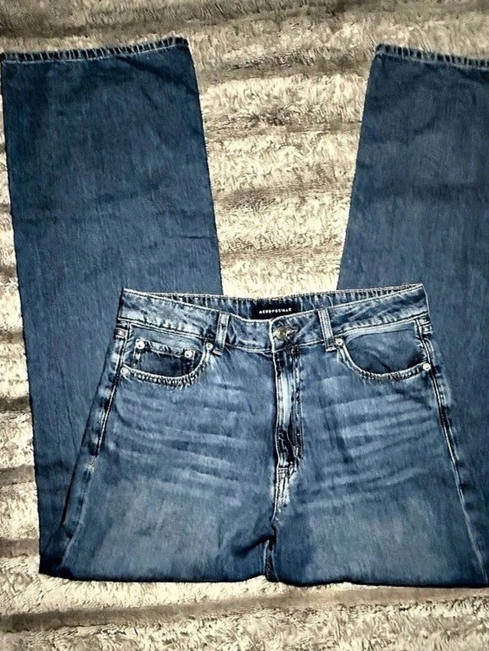 Aeropostale High Rise Skinny Jeans Blue Size 10